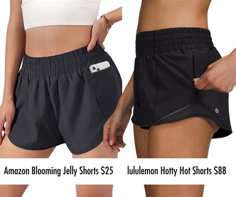 lululemon shorts dupes